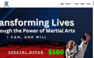 Isan Karate and Fitness Dojo and After School Program website
