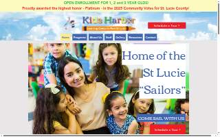 Kids Harbor Learning Center website