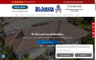 St Lucie Roofing website
