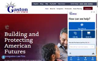 The Gaston Law Firm, P.A. of Port St. Lucie website