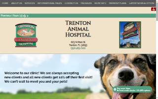 Trenton Animal Hospital website