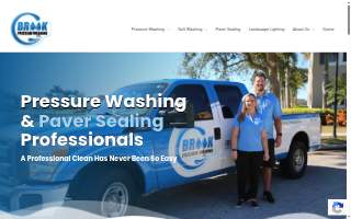 Brook Pressure Washing Inc. website
