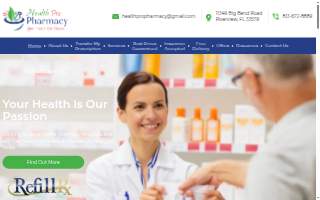 Health Pro Pharmacy website