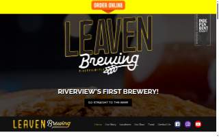 Leaven Brewing website