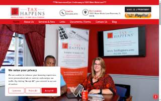 Tax Happens LLC of Riverview website