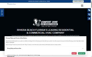 Comfort Zone website