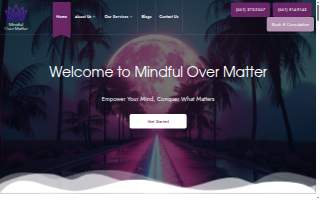 Mindful Over Matter of Riviera Beach website