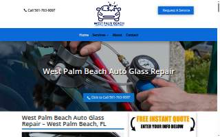 West Palm Beach Auto Glass Repair website