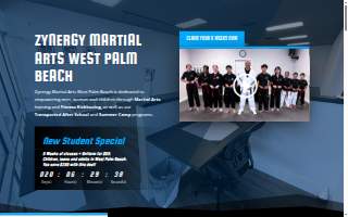 Zynergy Martial Arts West Palm Beach of Riviera Beach website