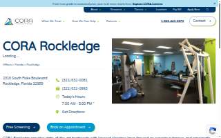 CORA Physical Therapy Rockledge website