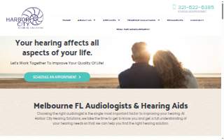 Harbor City Hearing Solutions of Rockledge website