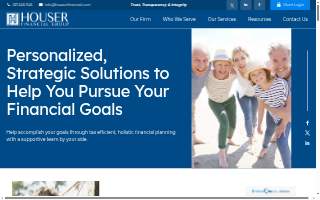 Houser Financial Group website
