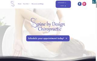 Spine by Design Chiropractic website