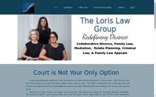 The Loris Law Group website