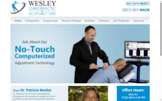 Wesley Chiropractic & Acupuncture website