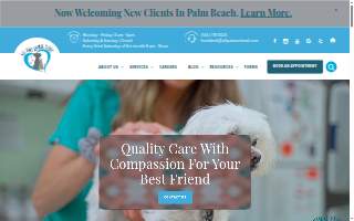 All Paws Animal Clinic website