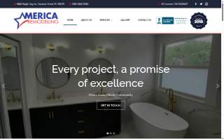 America Remodeling - Kitchens, Baths, Home Renovations of Royal Palm Beach website