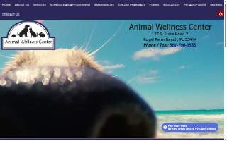 Animal Wellness Center website