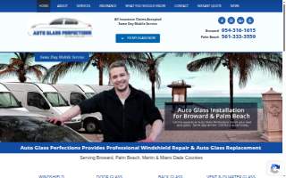 Auto Glass Perfections - Palm Beach website