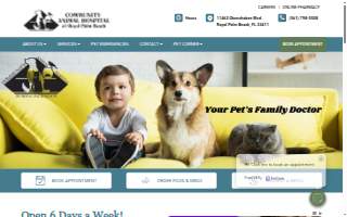 Community Animal Hospital of Royal Palm Beach website