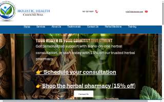 Holistic Health Palm Beach of Royal Palm Beach website