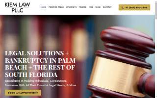 Kiem Law, PLLC of Royal Palm Beach website
