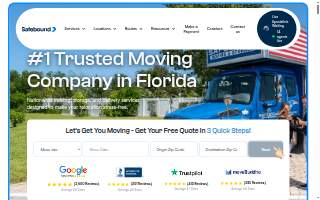 Safebound Moving & Storage website