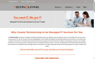 TechnoLiving IT website