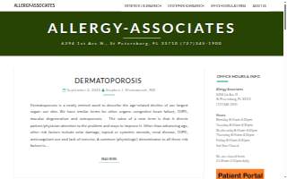 Allergy Associates website