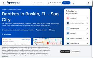 Aspen Dental - Ruskin website