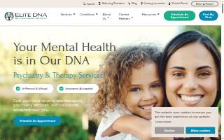 Elite DNA Behavioral Health Therapy & Psychiatry Clinic - Ruskin website