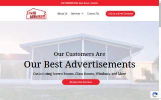 Knox Aluminum website