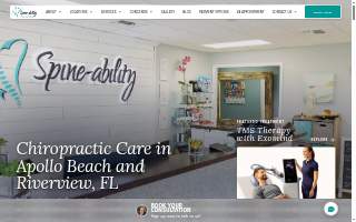 Spine-ability Chiropractic website