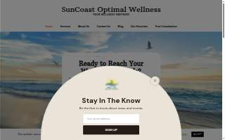 SunCoast Optimal Wellness of Ruskin website