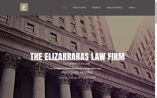 The Elizarraras Law Firm,P.A. website