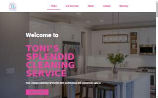 Toni's Splendid Cleaning website