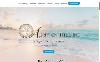 Albritton Title Inc. of Safety Harbor website