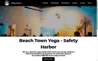 Beach Town Yoga - Safety Harbor website