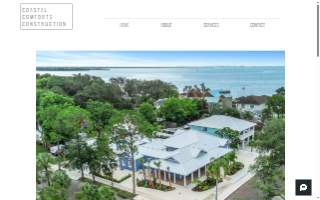 Coastal Comforts Construction website