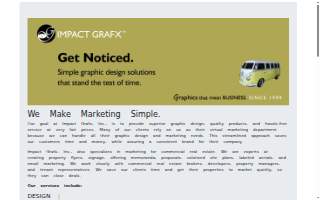 Impact Grafx, Inc. website