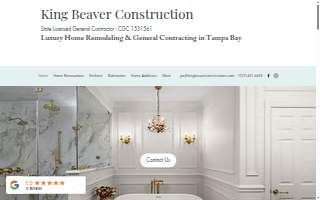 King Beaver Construction website