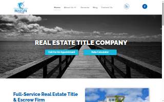 Marlin Title Agency website