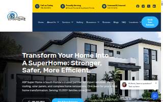 ASP SuperHome: Impact Windows Doors Roofing and Solar in Fort Myers website