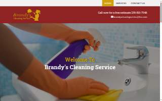Brandy's Cleaning Service website