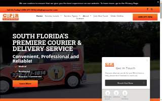 CPR Courier website