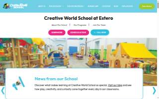 Creative World School - Estero of San Carlos Park website