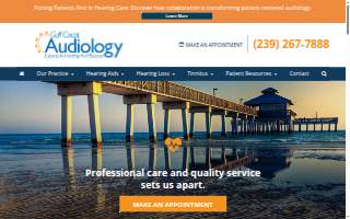 Gulf Coast Audiology of San Carlos Park website