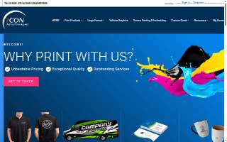 ICON Advertising website