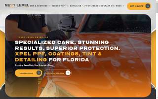Next Level Detailing of San Carlos Park website