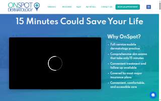 OnSpot Dermatology of San Carlos Park website